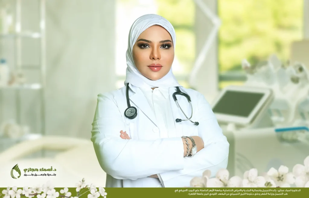 الدكتور أسماء حجازي خبيرة الجلدية و التجميل و الليزر في السعودية و مصر